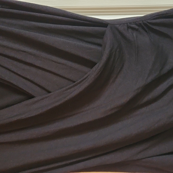 Iman Black Cap Sleeve Top  Size S - Picture 3 of 7